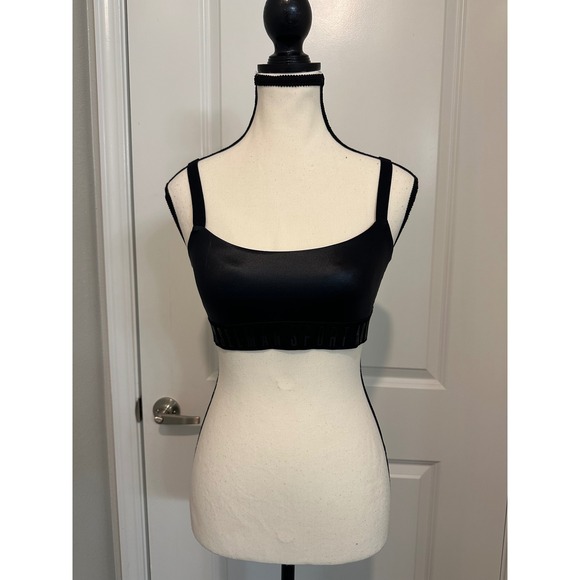 Adam Selman Sport Other - Adam Selman Sport Black Bra Top Medium Logo Band‎ Minimal Athleisure Activewear